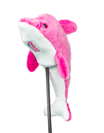 Kids Golf - Pink Dolphin Driver Head Cover - GolPhin UK